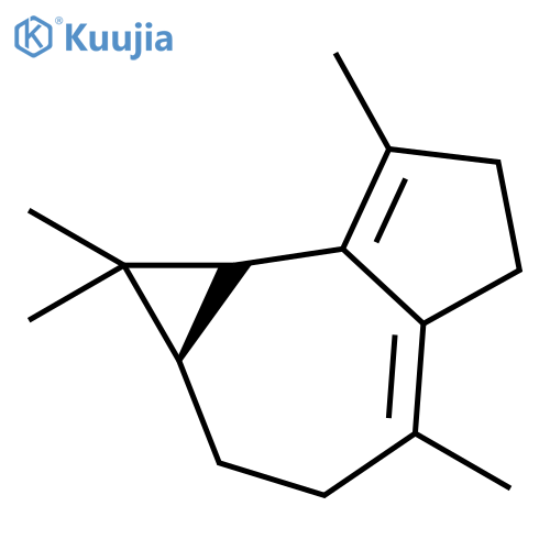 1H-Cycloprop[e]azulene, 1a,2,3,5,6,7b-hexahydro-1,1,4,7-tetramethyl-, (1aR)- structure
