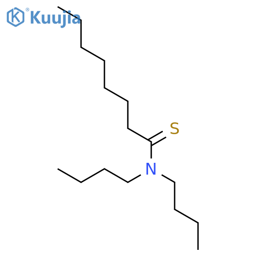 Octanethioamide, N,N-dibutyl- structure