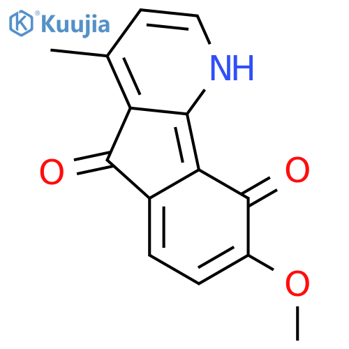 5H-Indeno[1,2-b]pyridin-5-one,9-hydroxy-8-methoxy-4-methyl- structure