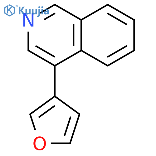 Isoquinoline, 4-(3-furanyl)- structure
