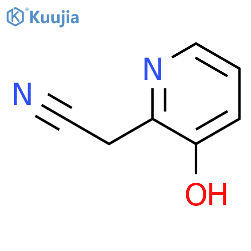 2-Pyridineacetonitrile,3-hydroxy- structure