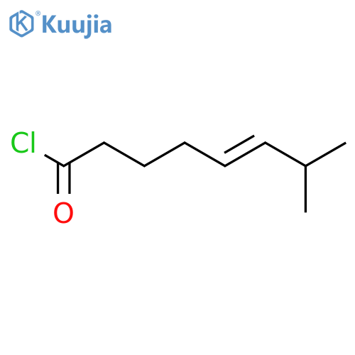 5-Octenoyl chloride,7-methyl-, (E)- (9CI) structure