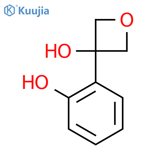3-(2-Hydroxyphenyl)oxetan-3-ol structure