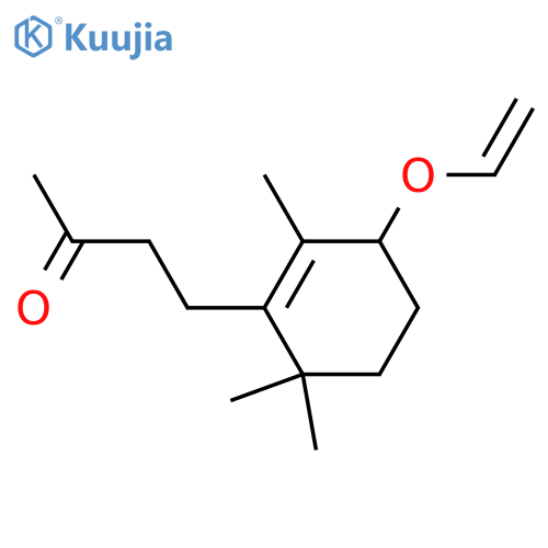 2-Butanone, 4-[3-(ethenyloxy)-2,6,6-trimethyl-1-cyclohexen-1-yl]-, (±)- structure