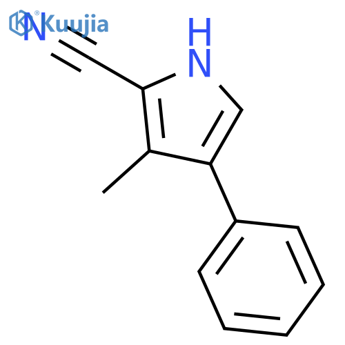1H-Pyrrole-2-carbonitrile, 3-methyl-4-phenyl- structure