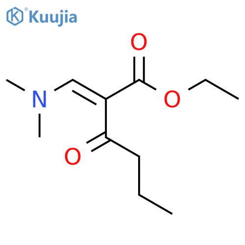 Ethyl 2-(Dimethylamino)methylidene-3-oxohexanoate structure