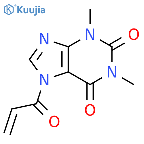 1H-Purine-2,6-dione,3,7-dihydro-1,3-dimethyl-7-(1-oxo-2-propen-1-yl)- structure