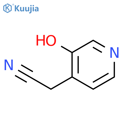 4-Pyridineacetonitrile,3-hydroxy- structure