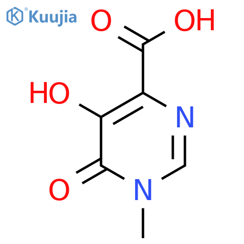 5-Hydroxy-1-methyl-6-oxo-1,6-dihydropyrimidine-4-carboxylic acid structure