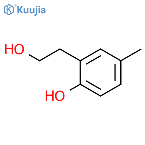 2-(2-hydroxyethyl)-4-methylphenol structure