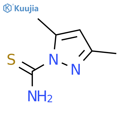 3,5-dimethyl-1H-pyrazole-1-carbothioamide structure