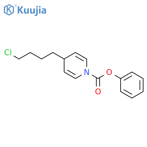 phenyl 4-(4-chlorobutyl)-4H-pyridine-1-carboxylate structure