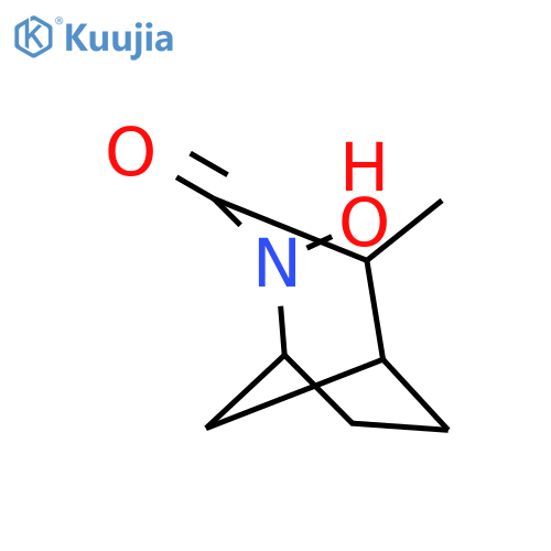 4-hydroxy-2-methyl-4-azabicyclo[3.2.1]octan-3-one structure