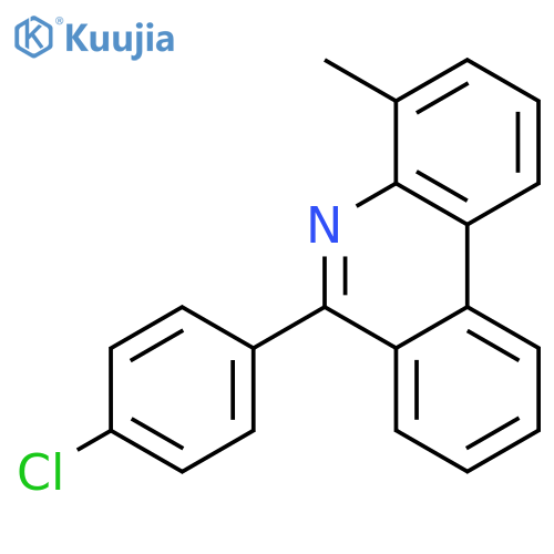 Phenanthridine, 6-(4-chlorophenyl)-4-methyl- structure