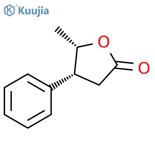 2(3H)-Furanone, dihydro-5-methyl-4-phenyl-, (4R,5S)-rel- structure