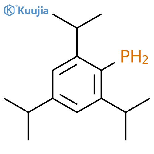 Phosphine, [2,4,6-tris(1-methylethyl)phenyl]- structure