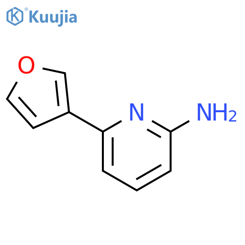 6-(furan-3-yl)pyridin-2-amine structure