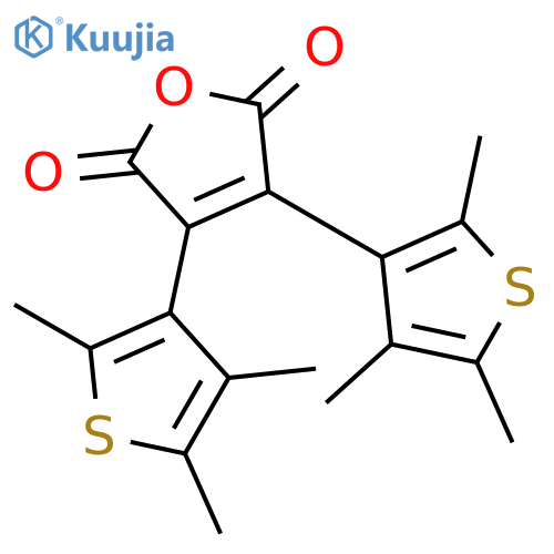 2,3-Bis(2,4,5-trimethyl-3-thienyl)maleic Anhydride structure