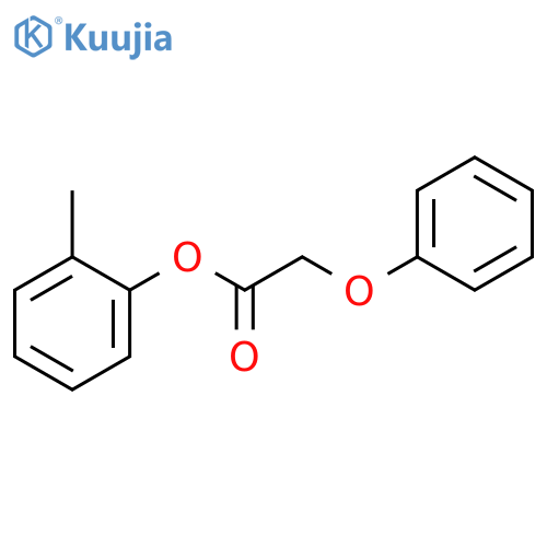 (2-methylphenyl) 2-phenoxyacetate structure