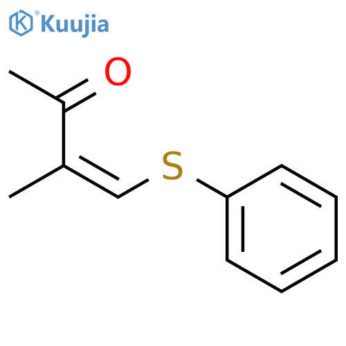 3-methyl-4-phenylsulfanylbut-3-en-2-one structure