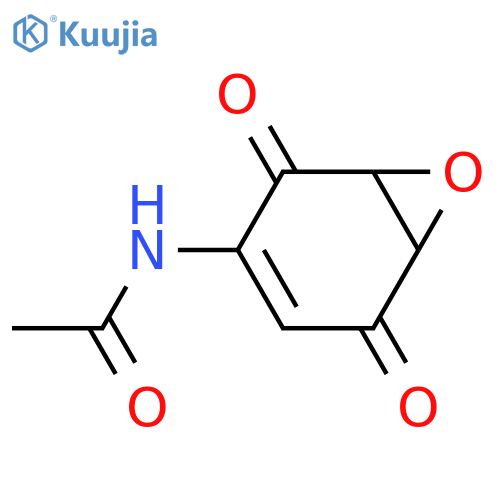 N-(2,5-dioxo-7-oxabicyclo[4.1.0]hept-3-en-4-yl)acetamide structure