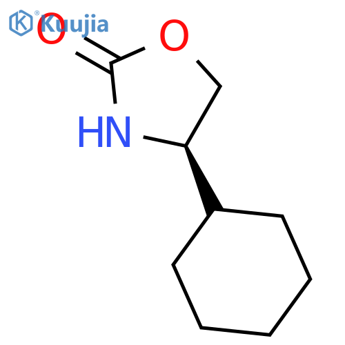 2-Oxazolidinone, 4-cyclohexyl-, (R)- structure