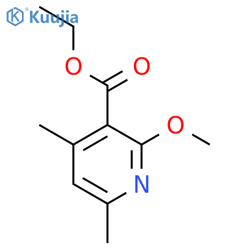 ethyl 2-methoxy-4,6-dimethylnicotinate structure