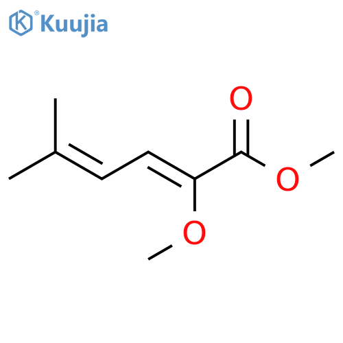 2,4-Hexadienoic acid, 2-methoxy-5-methyl-, methyl ester, (Z)- structure