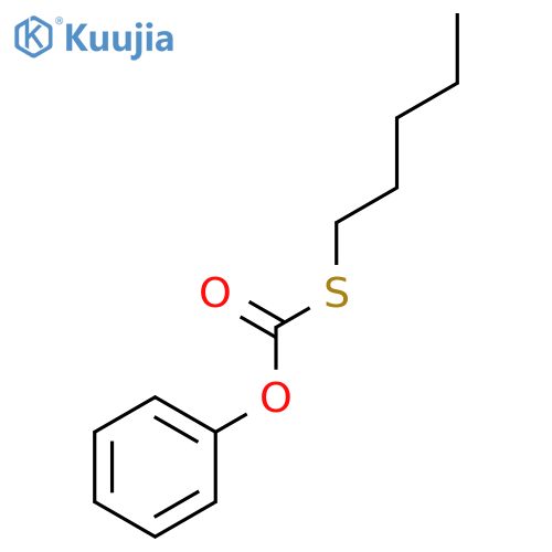 Carbonothioic acid, S-pentyl O-phenyl ester structure