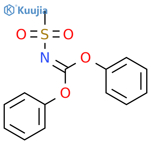 N-(Diphenoxymethylene)-methanesulfonamide structure
