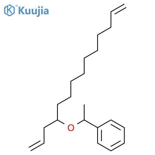 1-tetradeca-1,13-dien-4-yloxyethylbenzene structure