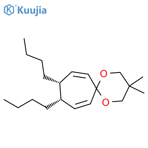 1,5-Dioxaspiro[5.6]dodeca-7,11-diene, 9,10-dibutyl-3,3-dimethyl-, cis- structure