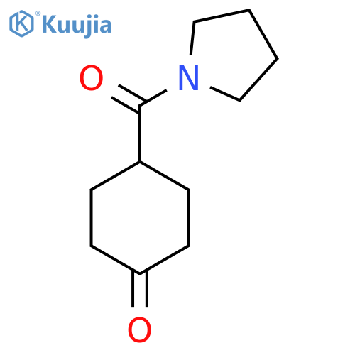 4-(Pyrrolidine-1-carbonyl)cyclohexan-1-one structure