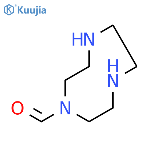 1H-1,4,7-Triazonine-1-carboxaldehyde, octahydro- (9CI) structure