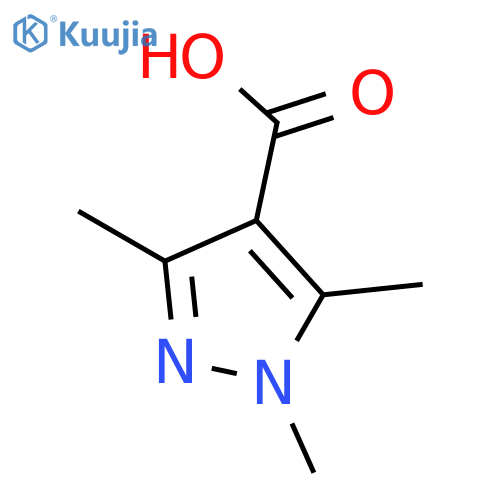 trimethyl-1H-pyrazole-4-carboxylic acid structure