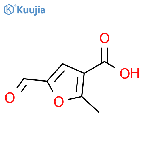 5-formyl-2-methylfuran-3-carboxylic acid structure