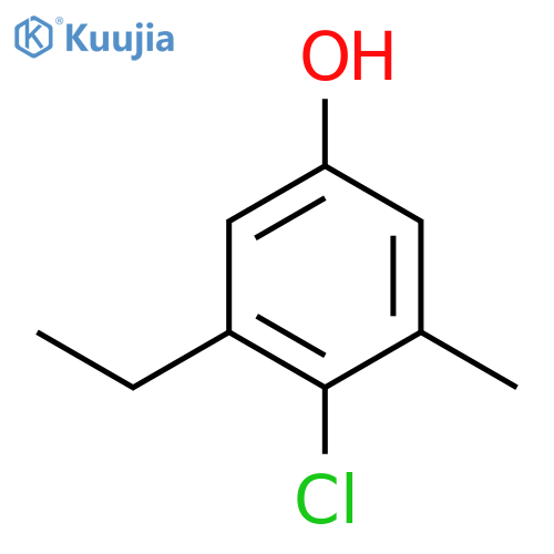 4-Chloro-3-ethyl-5-methylphenol structure
