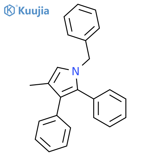 1-benzyl-4-methyl-2,3-diphenylpyrrole structure