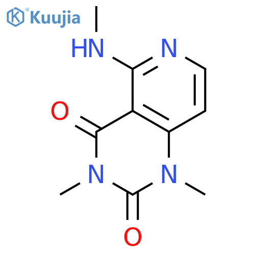 Pyrido[4,3-d]pyrimidine-2,4(1H,3H)-dione,1,3-dimethyl-5-(methylamino)- structure