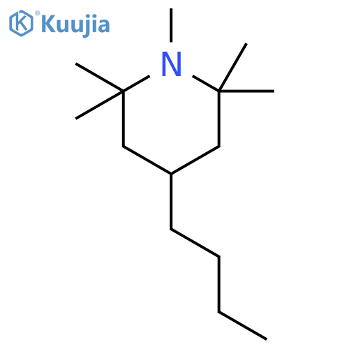 4-butyl-1,2,2,6,6-pentamethylpiperidine structure