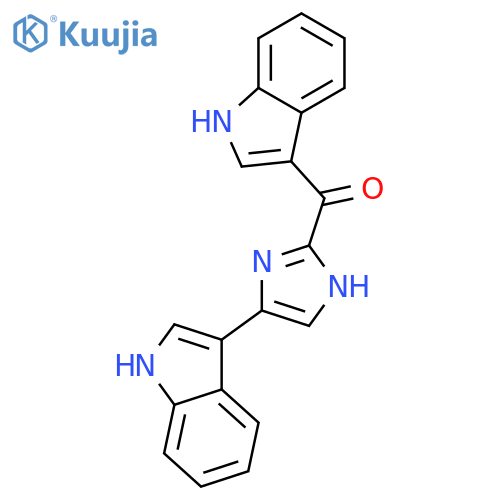 Methanone,1H-indol-3-yl[5-(1H-indol-3-yl)-1H-imidazol-2-yl]- structure