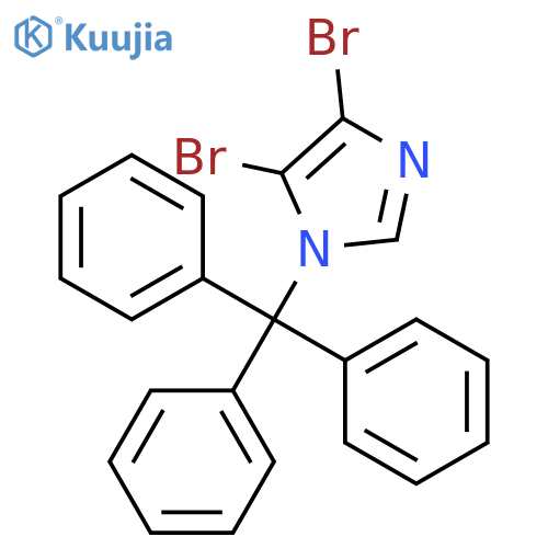 4,5-Dibromo-1-trityl-1H-imidazole structure