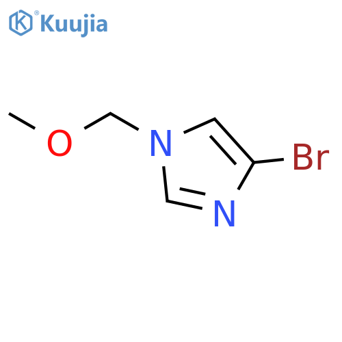 1H-Imidazole, 4-bromo-1-(methoxymethyl)- structure
