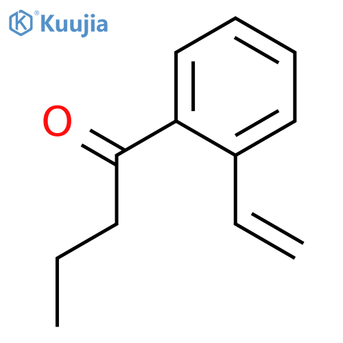 1-(2-ethenylphenyl)butan-1-one structure