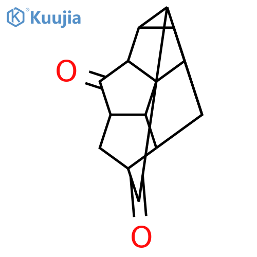 4,1,3-Ethanylylidenedicyclopenta[cd,gh]pentalene-6,7(1H)-dione,decahydro- structure