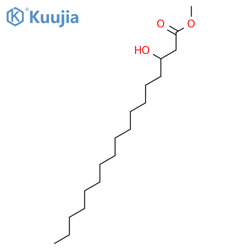 3-Hydroxyheptadecanoic acid methyl ester structure