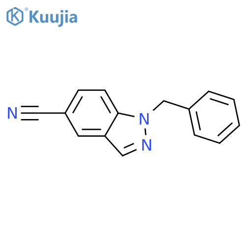 1-Benzyl-1H-indazole-5-carbonitrile structure