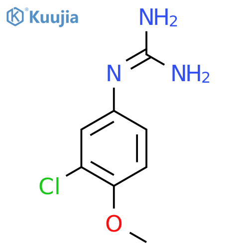 N-(3-Chloro-4-methoxyphenyl)guanidine structure