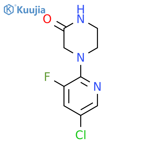 4-(5-Chloro-3-fluoropyridin-2-yl)piperazin-2-one structure