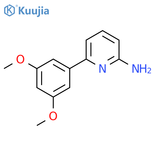 6-(3,5-dimethoxyphenyl)pyridin-2-amine structure